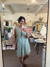 Load image into Gallery viewer, Olive Grove Woven Dress
