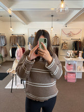 Load image into Gallery viewer, Chocolate Stripes Sweater

