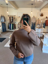 Load image into Gallery viewer, Ursula Ribbed Knit Top -Mocha

