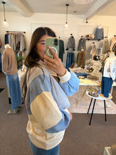 Load image into Gallery viewer, Chloe Color Blocked Sweatshirt

