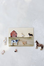 Load image into Gallery viewer, Farm Animals Wooden Puzzle

