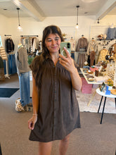 Load image into Gallery viewer, Brown Corduroy Dress

