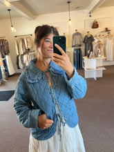 Load image into Gallery viewer, Rowen Quilted Denim Jacket
