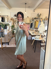 Load image into Gallery viewer, Olive Grove Woven Dress
