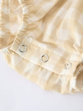 Load image into Gallery viewer, Gingham Plaid Girl Romper
