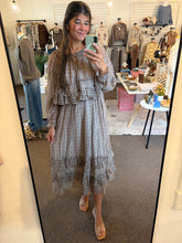 Load image into Gallery viewer, Plaid Tiered Midi Skirt
