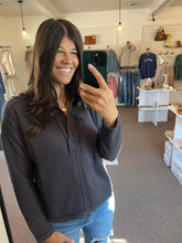 Load image into Gallery viewer, Jemma Knit Top - Charcoal
