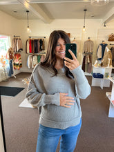 Load image into Gallery viewer, Dahlia Sweater - Sleet
