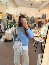 Load image into Gallery viewer, Sorel Knit Cardigan - Dusty Blue
