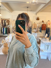 Load image into Gallery viewer, Grace Washed Top - Moss
