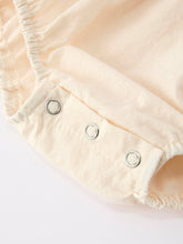 Load image into Gallery viewer, Summer Crochet Square Baby Ruffle Romper
