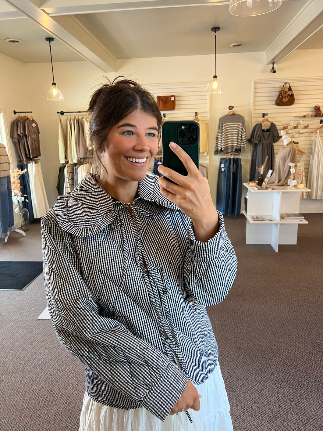 Jules Plaid Jacket