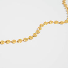 Load image into Gallery viewer, 18K Gold PVD Stainless Steel Sunburst Chain Bracelet
