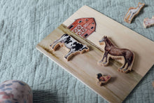 Load image into Gallery viewer, Farm Animals Wooden Puzzle
