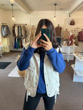 Load image into Gallery viewer, Winnie Quilted Puffer Vest - Cream
