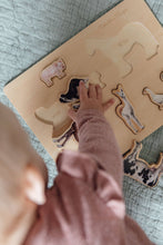 Load image into Gallery viewer, Farm Animals Wooden Puzzle
