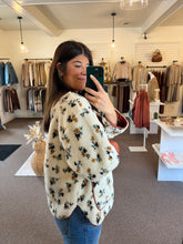 Load image into Gallery viewer, Floral Sherpa Jacket

