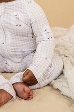 Load image into Gallery viewer, Bamboo Zip Romper | Gingham &amp; Goose
