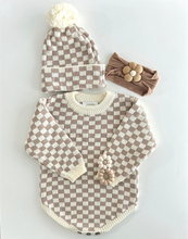 Load image into Gallery viewer, Checker Knit Bodysuit
