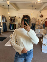 Load image into Gallery viewer, Ursula Ribbed Knit Top -Cream
