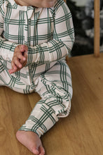 Load image into Gallery viewer, Pine Plaid Zip Pajamas
