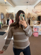 Load image into Gallery viewer, Chocolate Stripes Sweater
