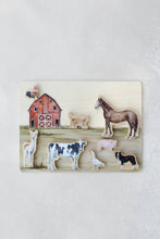 Load image into Gallery viewer, Farm Animals Wooden Puzzle
