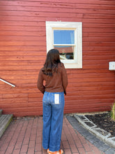 Load image into Gallery viewer, Ellie Front Tie Cardigan - Brown
