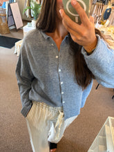 Load image into Gallery viewer, Sorel Knit Cardigan - Dusty Blue
