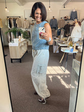 Load image into Gallery viewer, Blue Skies Balloon Pants
