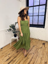 Load image into Gallery viewer, Clover Tiered Midi Dress
