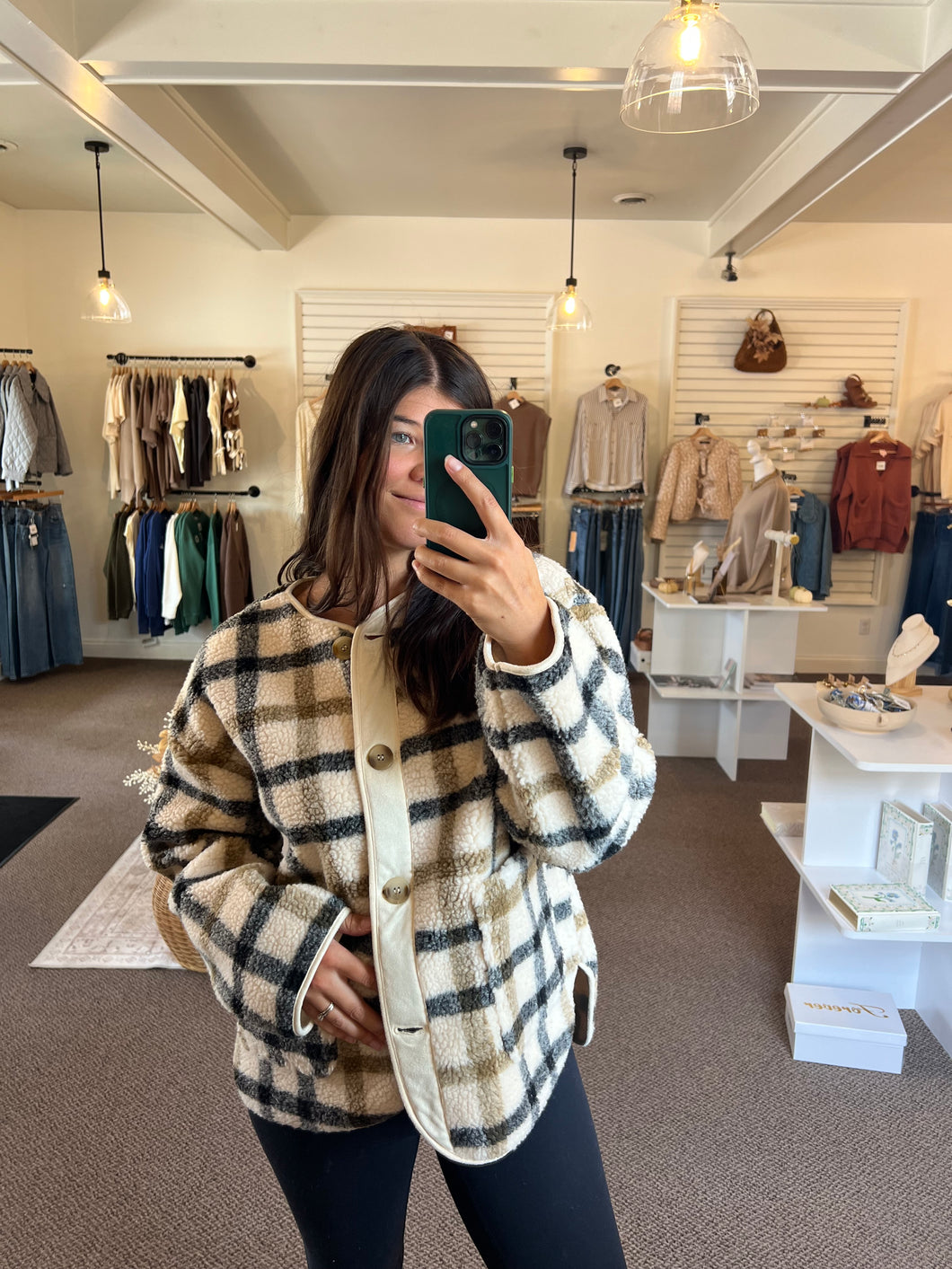 Oaklynn Plaid Jacket