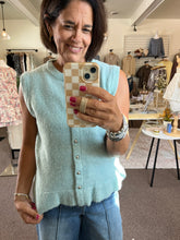Load image into Gallery viewer, Seafoam Ruffle Top
