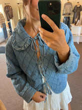 Load image into Gallery viewer, Rowen Quilted Denim Jacket
