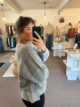 Load image into Gallery viewer, Grace Washed Top - Grey
