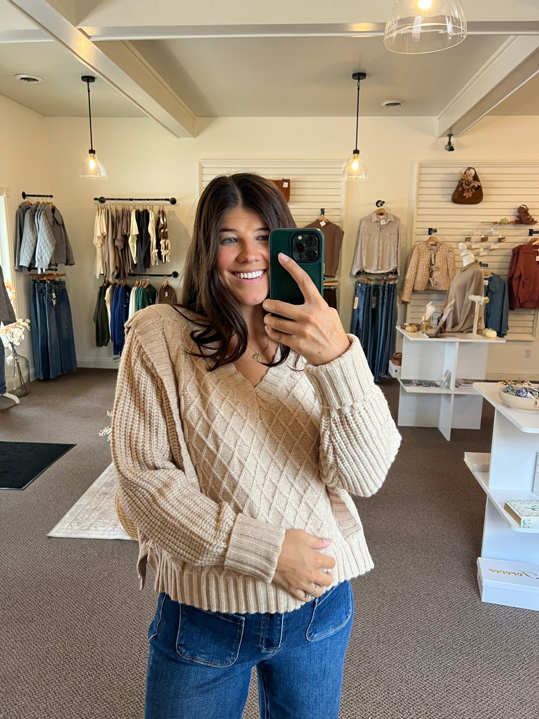 Luna Cable Knit Sweater