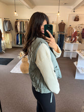 Load image into Gallery viewer, Winnie Quilted Puffer Vest - Sage
