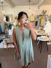 Load image into Gallery viewer, Olive Grove Woven Dress
