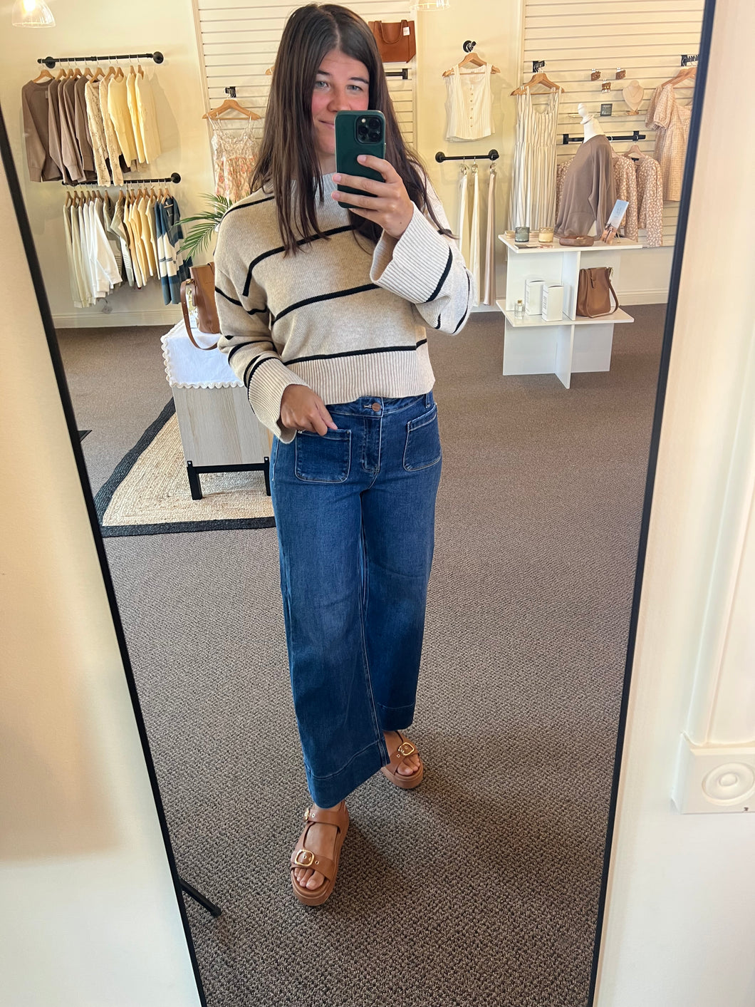Indy High Rise Crop Jean