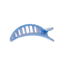 Load image into Gallery viewer, Blue Lagoon Medium Flat Round Hair Clip
