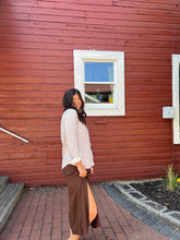 Load image into Gallery viewer, Wren Midi Skirt - Brown
