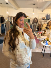 Load image into Gallery viewer, Multi Pattern Quilted Vest
