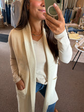 Load image into Gallery viewer, Almond Sleeveless Cardigan
