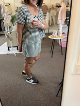 Load image into Gallery viewer, gingham set black

