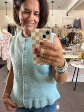 Load image into Gallery viewer, Seafoam Ruffle Top
