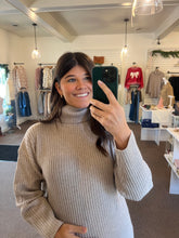 Load image into Gallery viewer, Turtle Neck Mock Knit Dress
