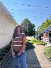 Load image into Gallery viewer, Natalie Stripe Side Tie Sweater
