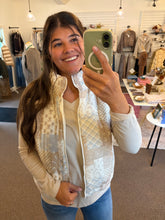 Load image into Gallery viewer, Multi Pattern Quilted Vest
