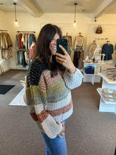Load image into Gallery viewer, Rylee Multi Strip Sweater
