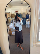 Load image into Gallery viewer, Wren Midi Skirt - Brown
